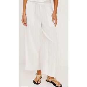 RAILS INTERNATIONAL WMNS XSMALL ORGANIC COTTON PANT WHITE THE ECO COLLECTION NEW